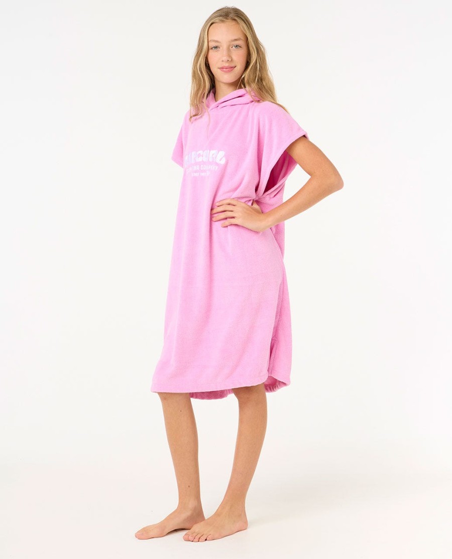 klassieke surfhanddoek met capuchon - meisjes 8-14 jaar