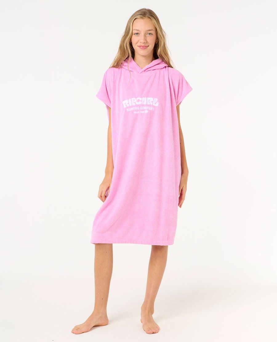 klassieke surfhanddoek met capuchon - meisjes 8-14 jaar