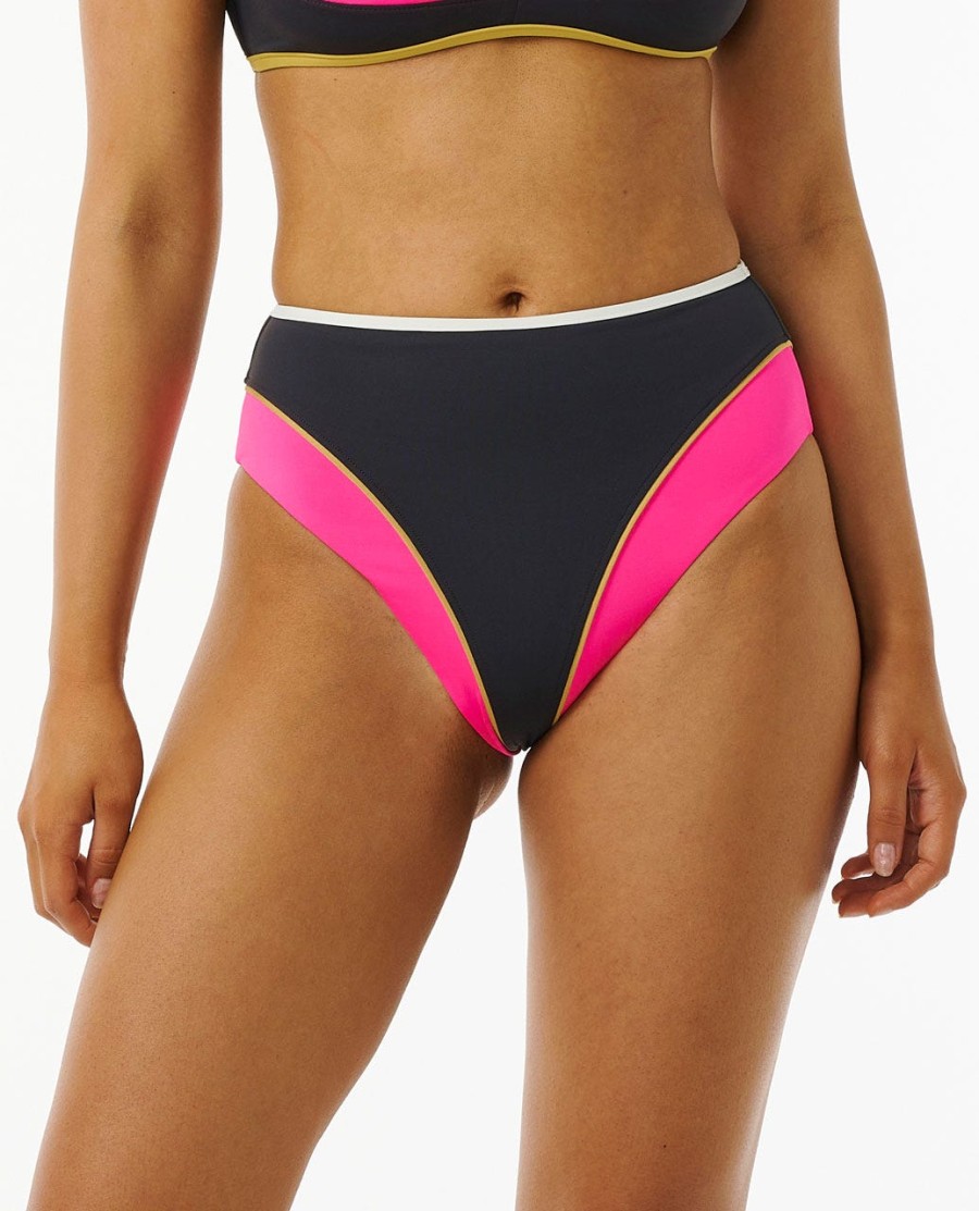 hibiscus heat splice bikinibroekje met volledige dekking