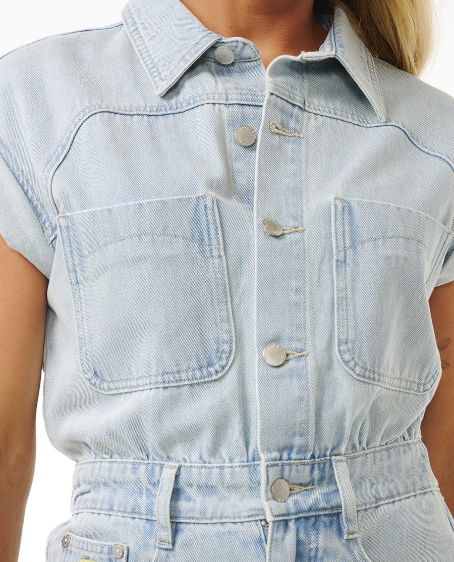 de search denim overall
