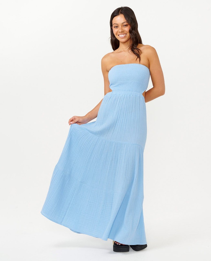 premium surf maxi jurk