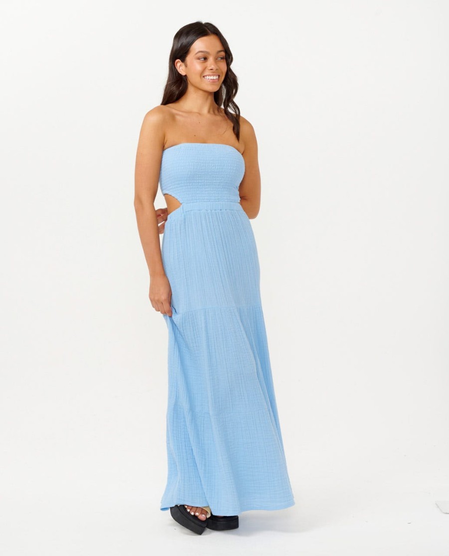 premium surf maxi jurk
