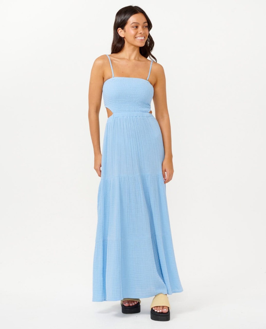 premium surf maxi jurk