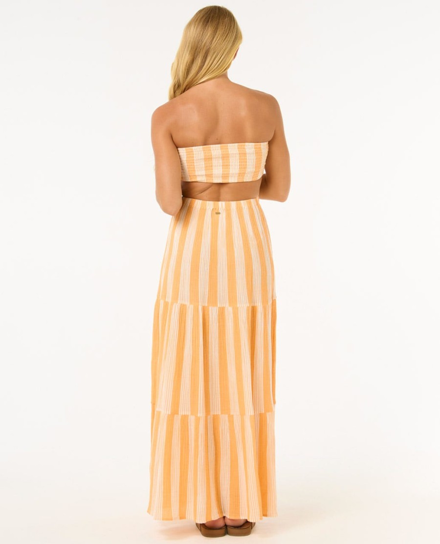 premium maxi-jurk met surfstrepen