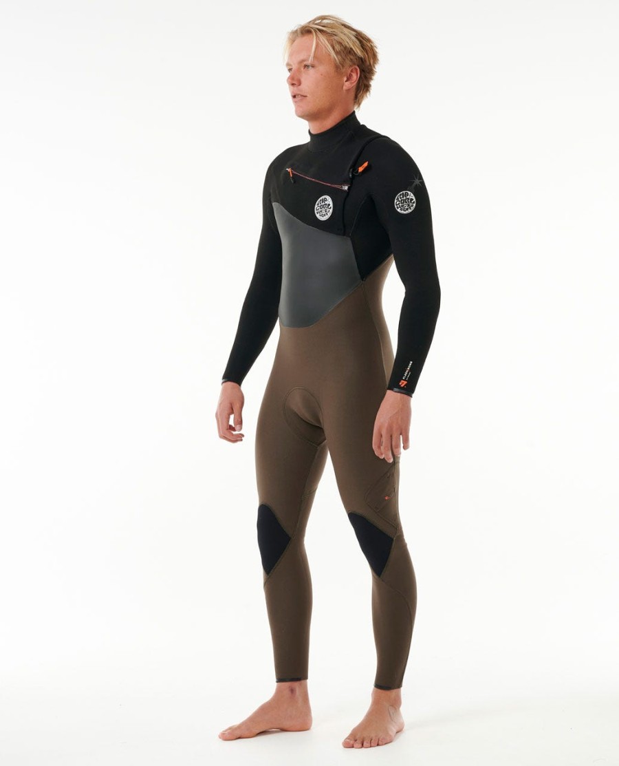 e7 flashbomb 43 wetsuit met ritssluiting op de borst