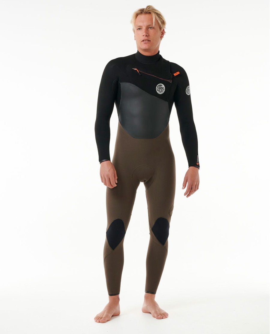 e7 flashbomb 43 wetsuit met ritssluiting op de borst