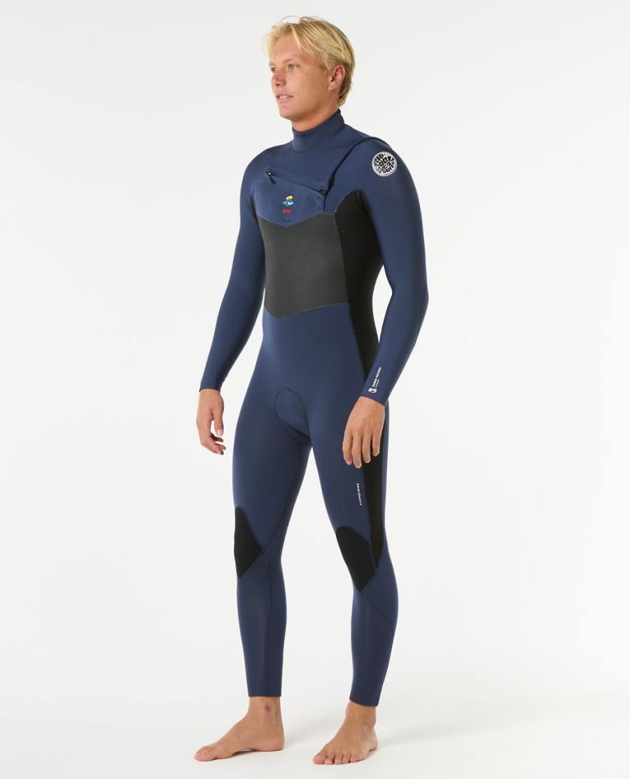 dawn patrol 43 wetsuit met ritssluiting op de borst