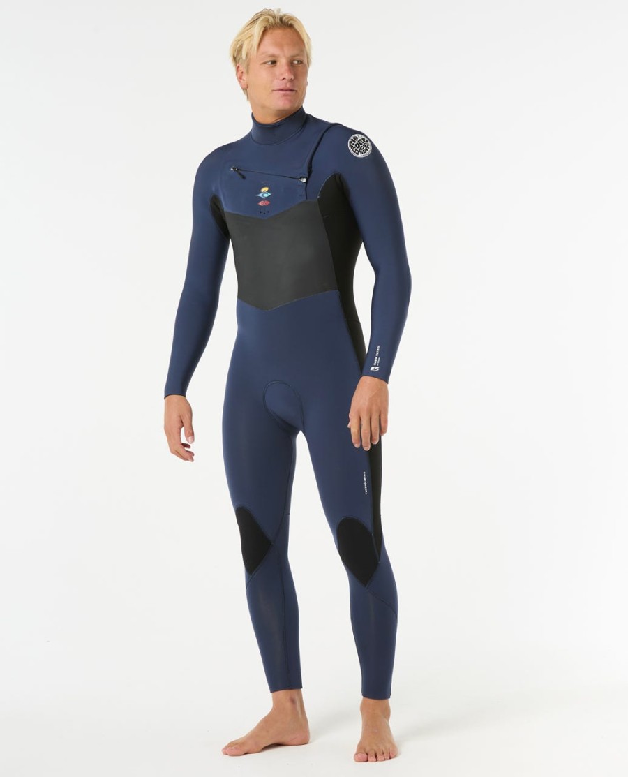 dawn patrol 43 wetsuit met ritssluiting op de borst