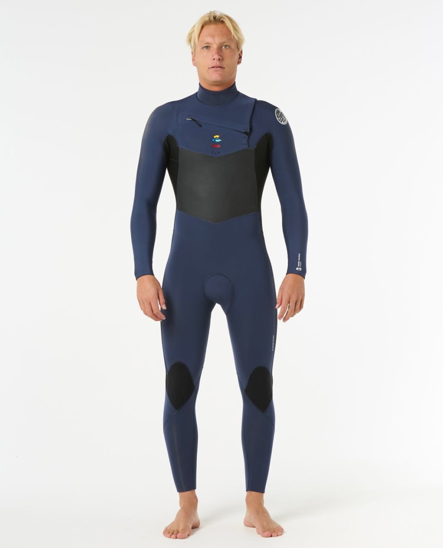 dawn patrol 43 wetsuit met ritssluiting op de borst