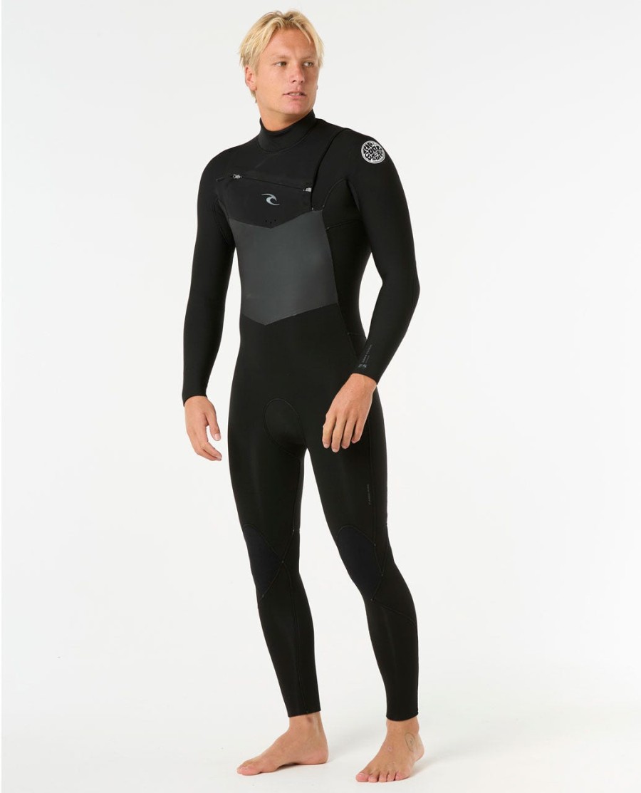 dawn patrol 43 wetsuit met ritssluiting op de borst
