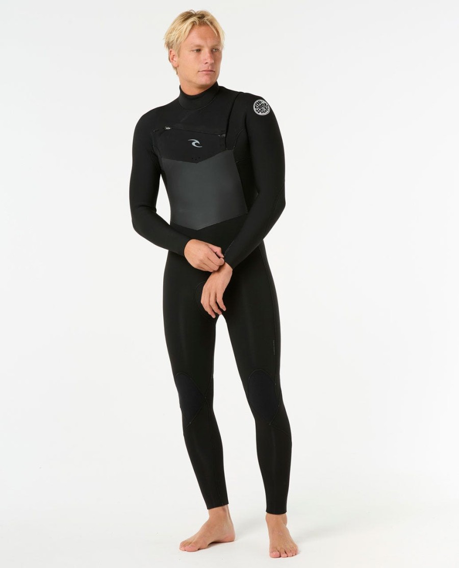 dawn patrol 43 wetsuit met ritssluiting op de borst