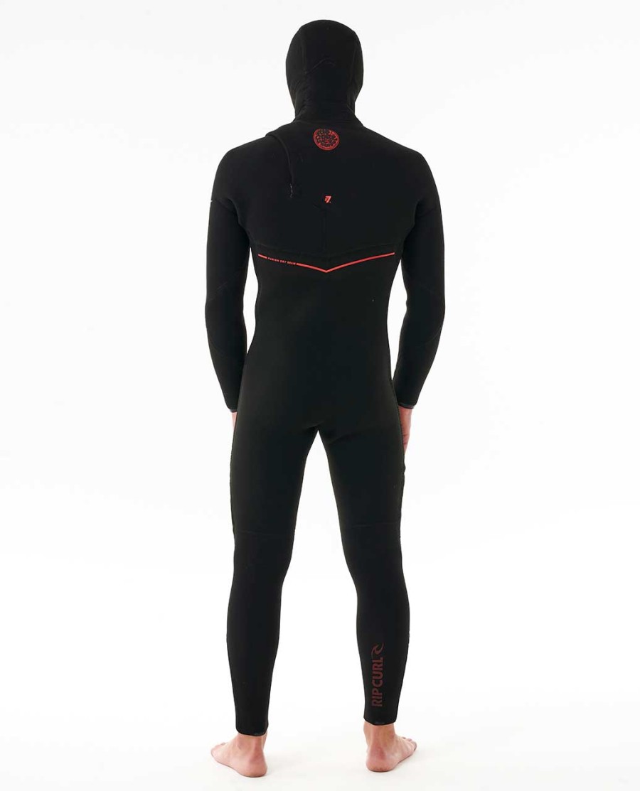 f-bomb fusion 43 wetsuit met capuchon en ritssluiting