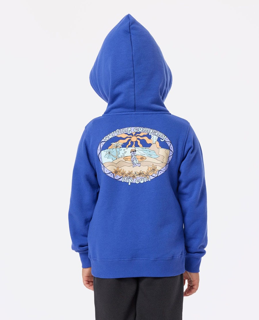 tube town zip through hood - jongens 1-8 jaar