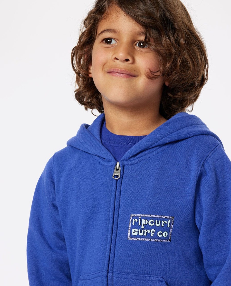 tube town zip through hood - jongens 1-8 jaar