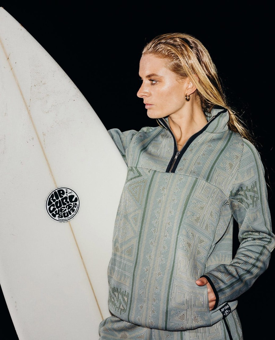rip curl x byborre zip crew