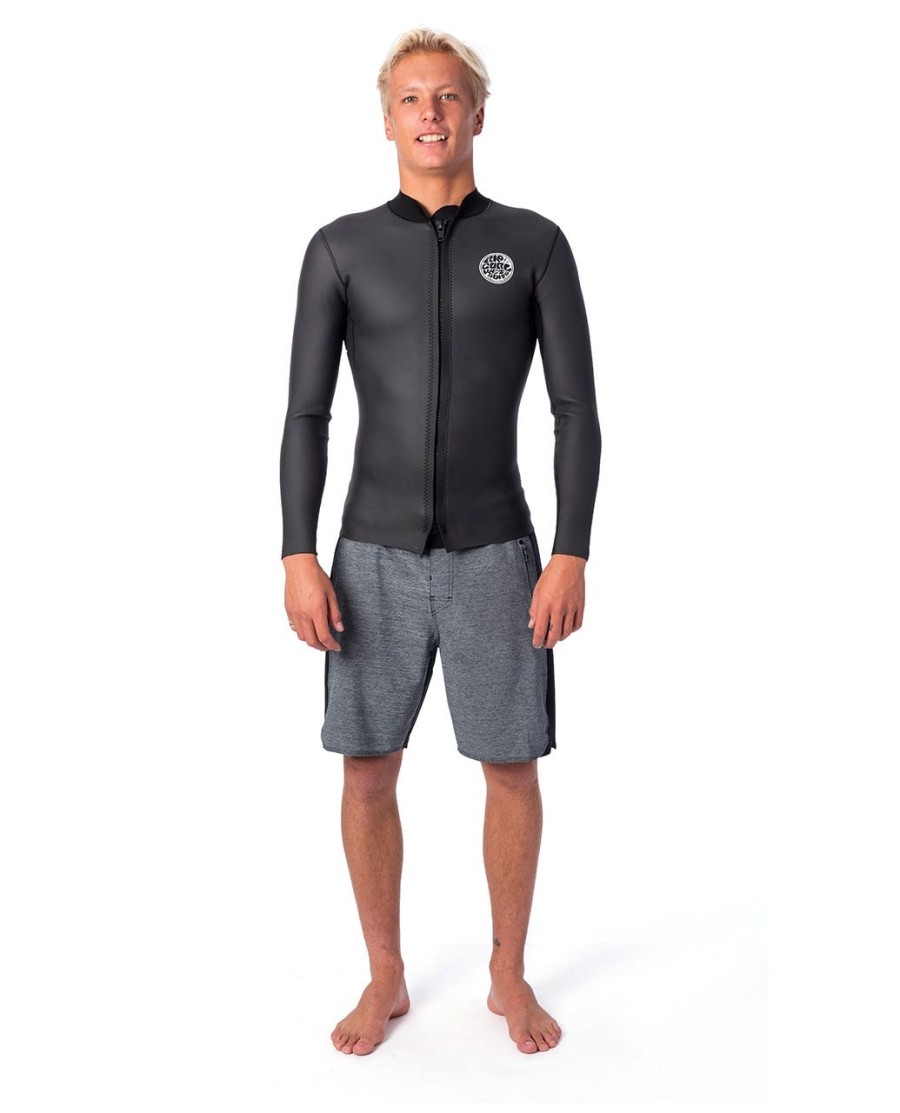 dawn patrol 15 mm jas met lange mouwen en ritssluiting aan de voorkant