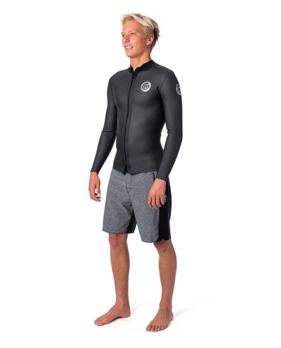 dawn patrol 15 mm jas met lange mouwen en ritssluiting aan de voorkant