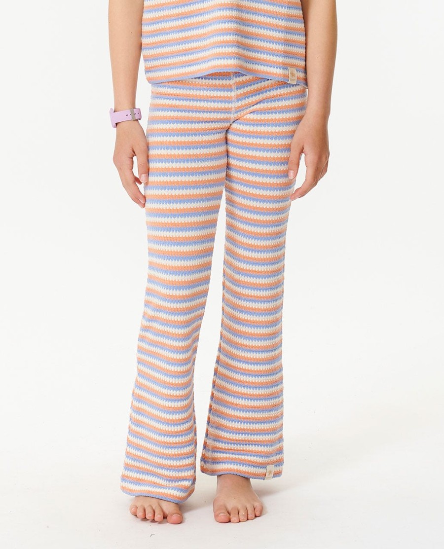 gebreide broek met zonnestrepen - meisjes 8-14 jaar