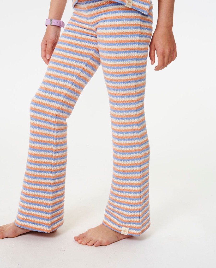 gebreide broek met zonnestrepen - meisjes 8-14 jaar