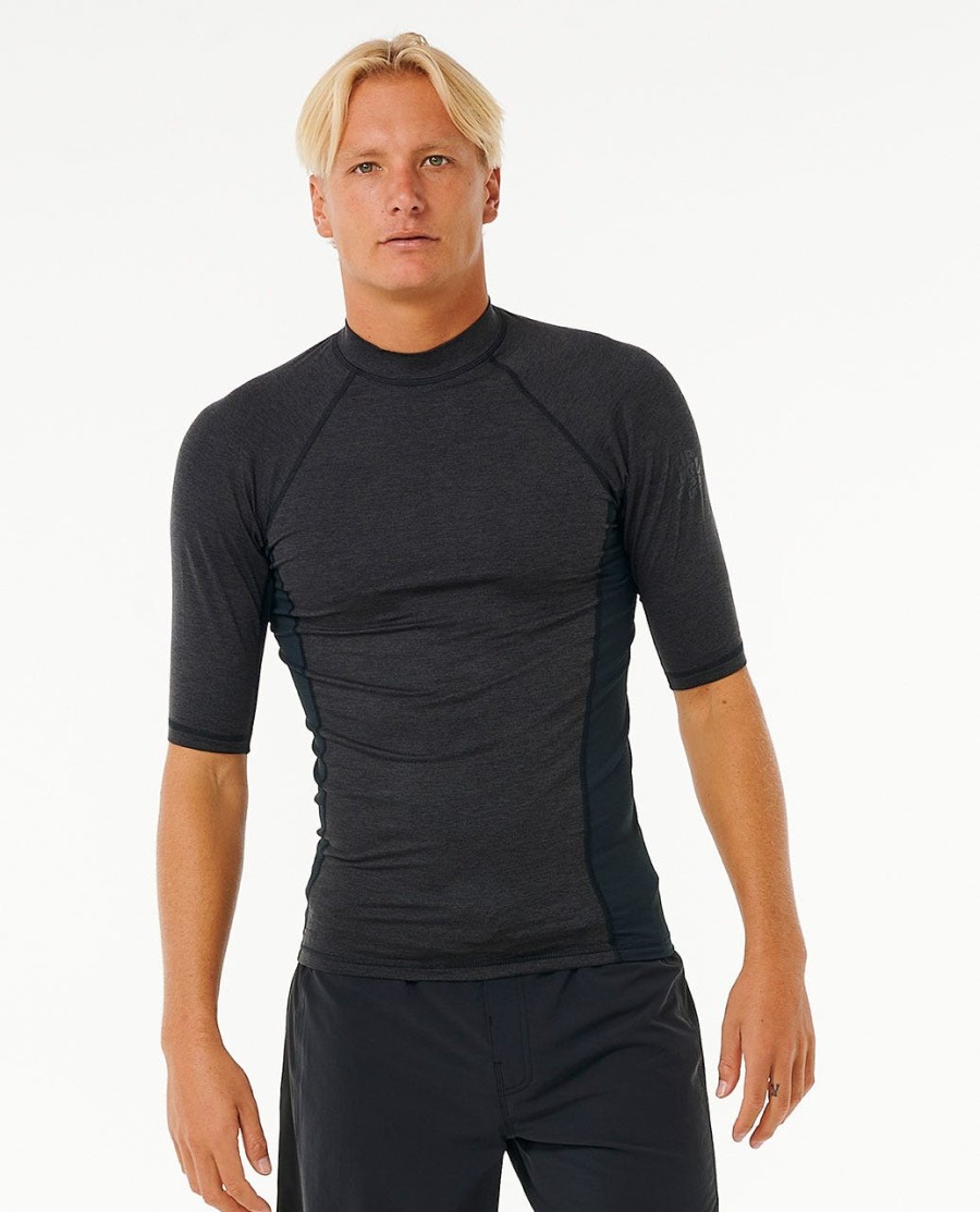 dawn patrol uv-beschermende rashguard met korte mouwen