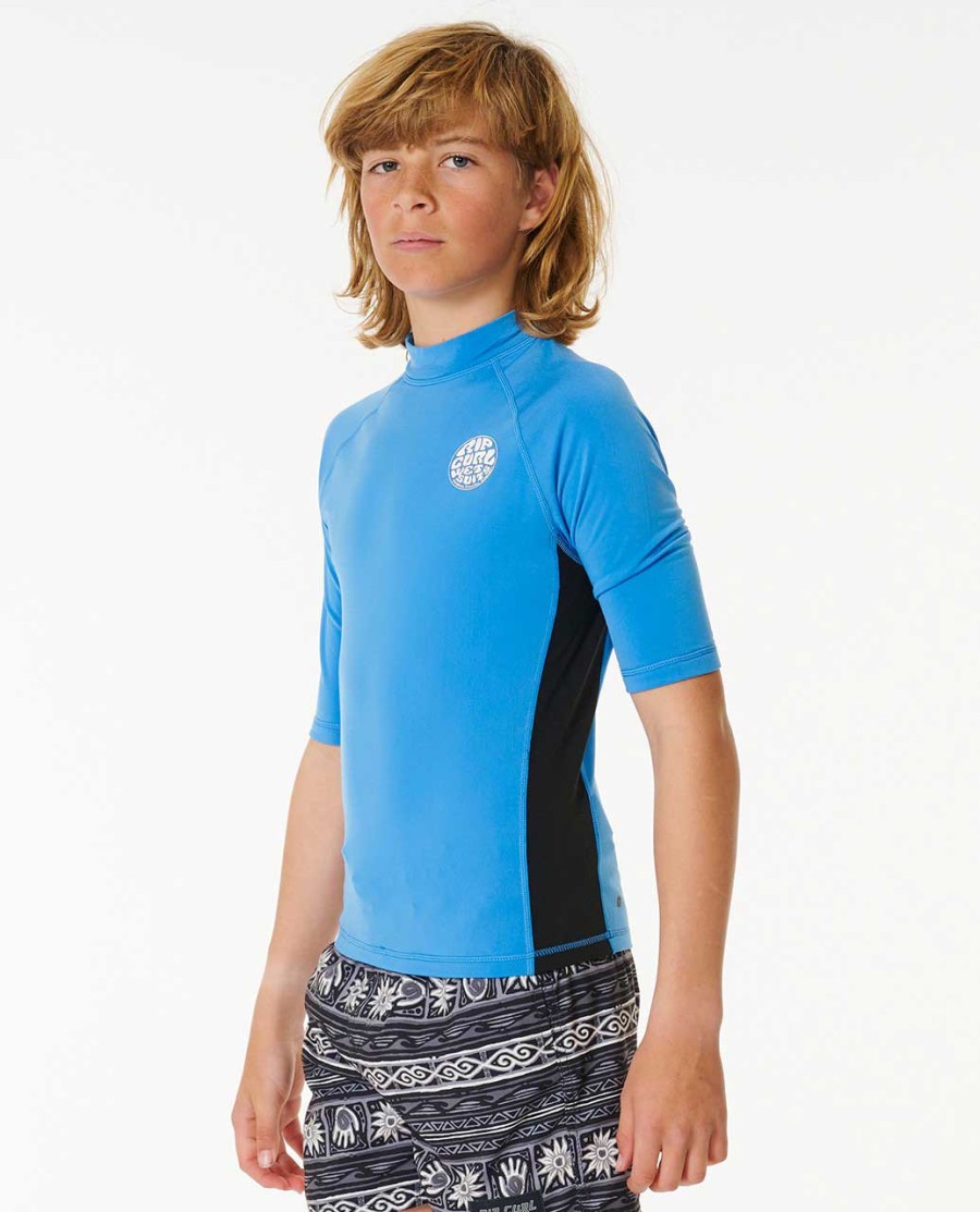 icons uv brushed rash guard met korte mouwen - jongens 8-16 jaar