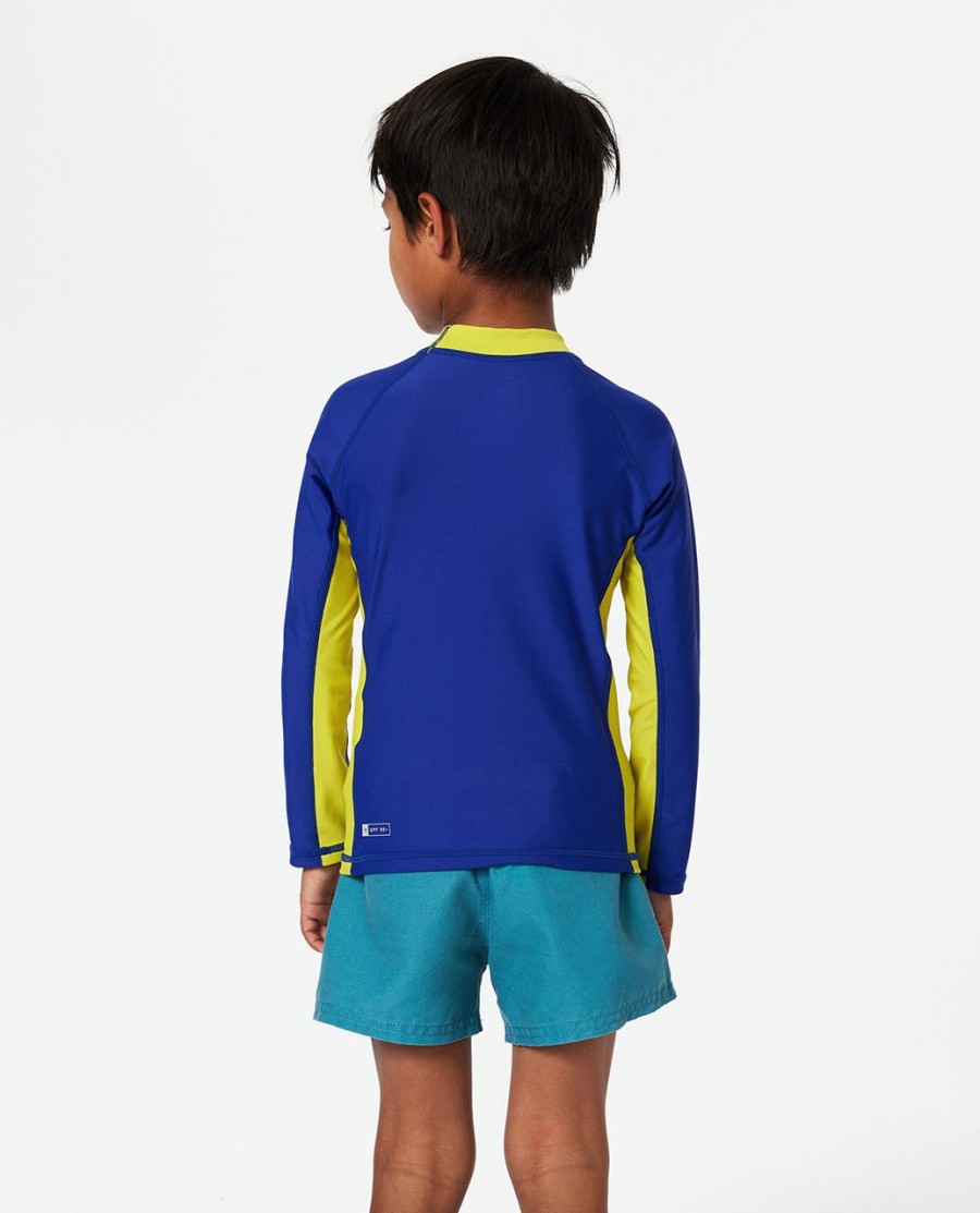 tube turtle uv-beschermend zwemshirt met lange mouwen - jongens 1-8 jaar