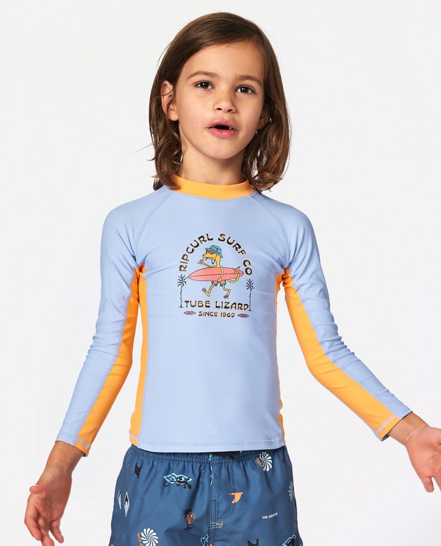grom energy upf uv-beschermend rashguard met lange mouwen - jongens 2-8 jaar