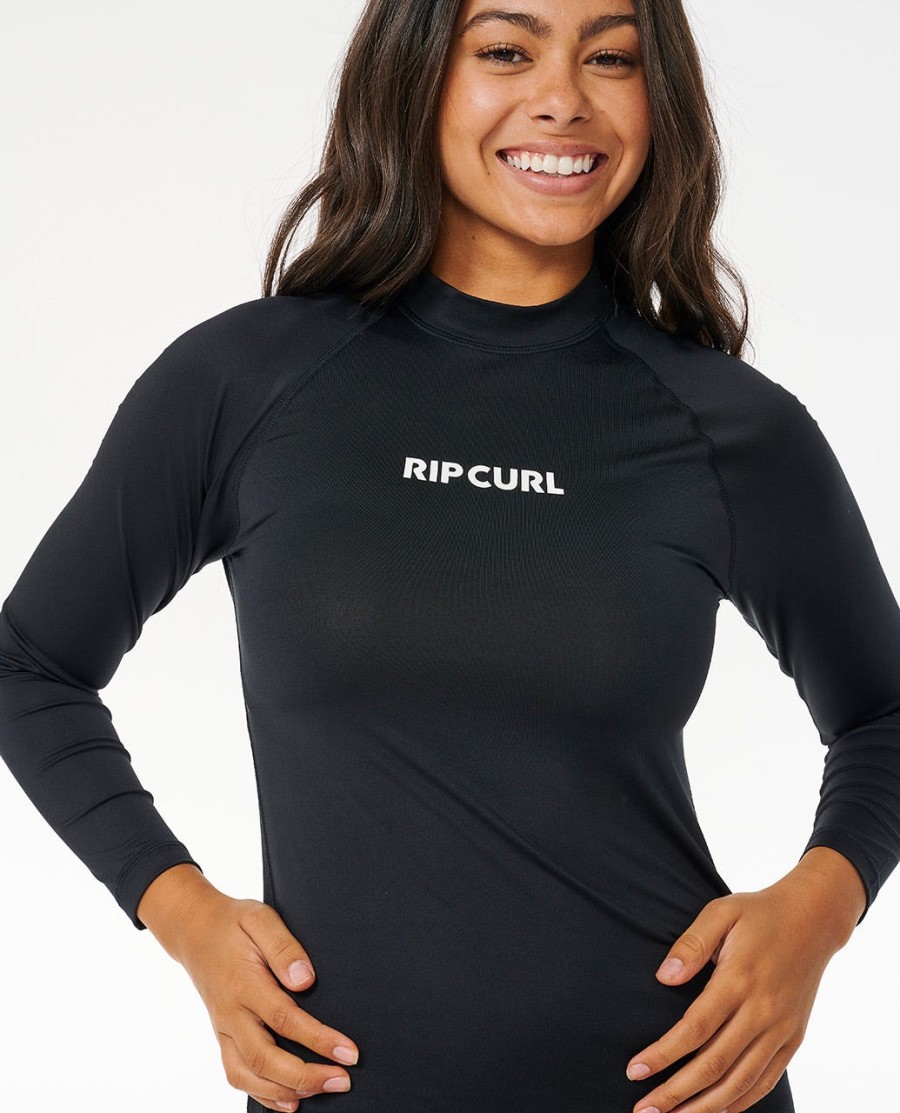 klassiek surf-rashvest met lange mouwen en uv-bescherming