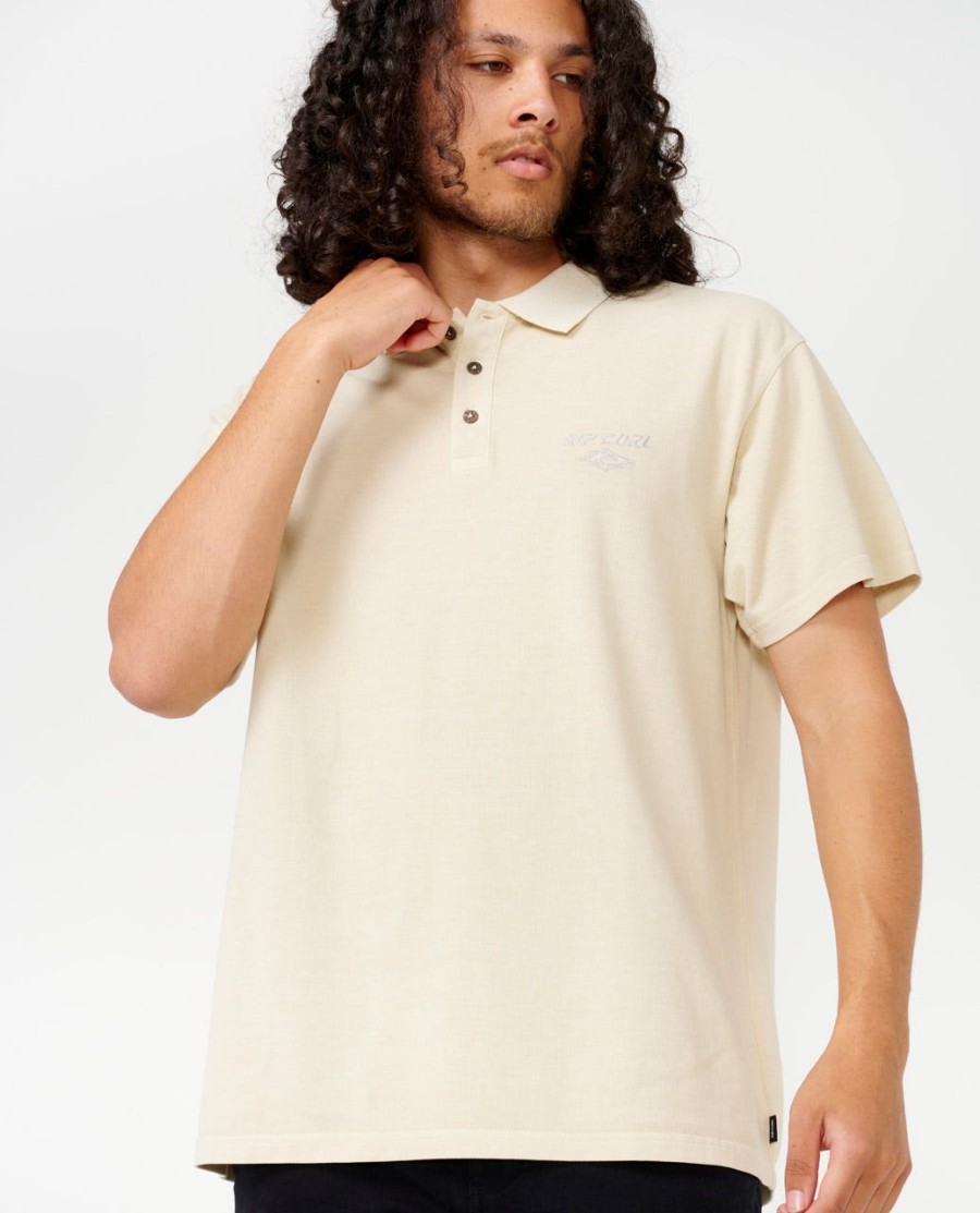 poloshirt met vervagend borduurwerk