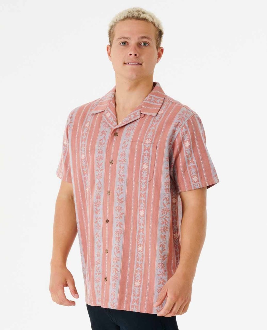 topanga vert gestreept shirt met korte mouwen