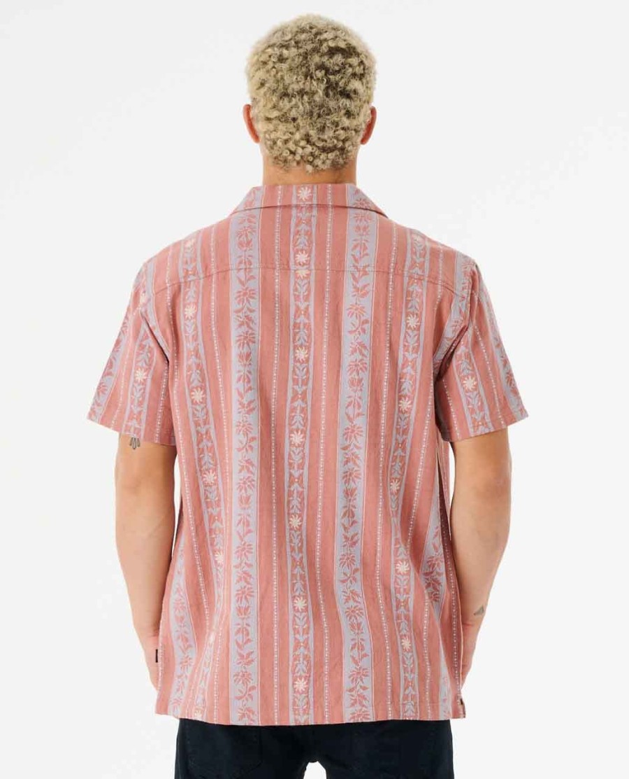 topanga vert gestreept shirt met korte mouwen