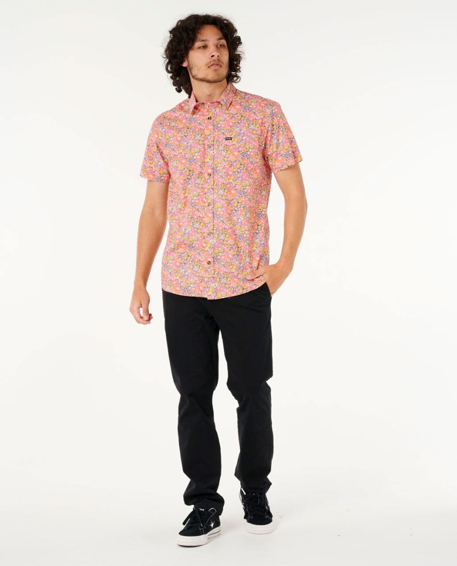 fun times ditsy t-shirt met korte mouwen