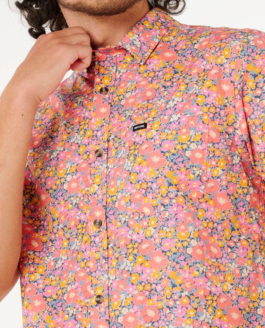 fun times ditsy t-shirt met korte mouwen