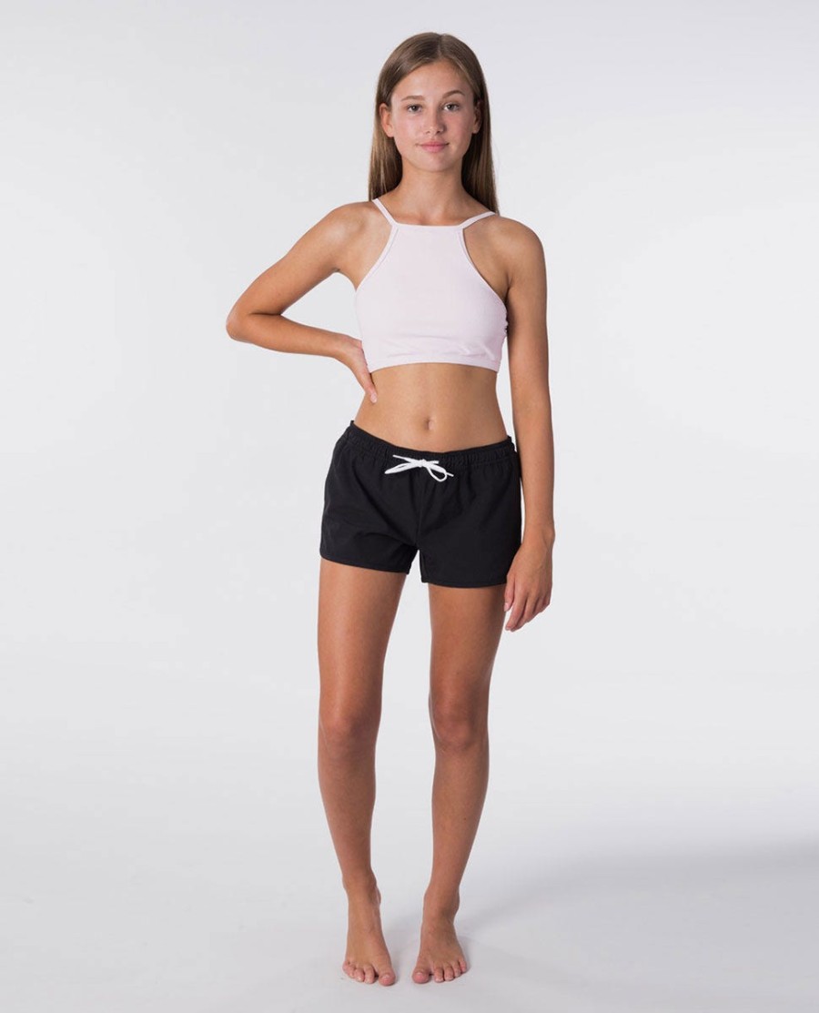 essentiële surfshorts voor meisjes van 3 inch 8-14 jaar