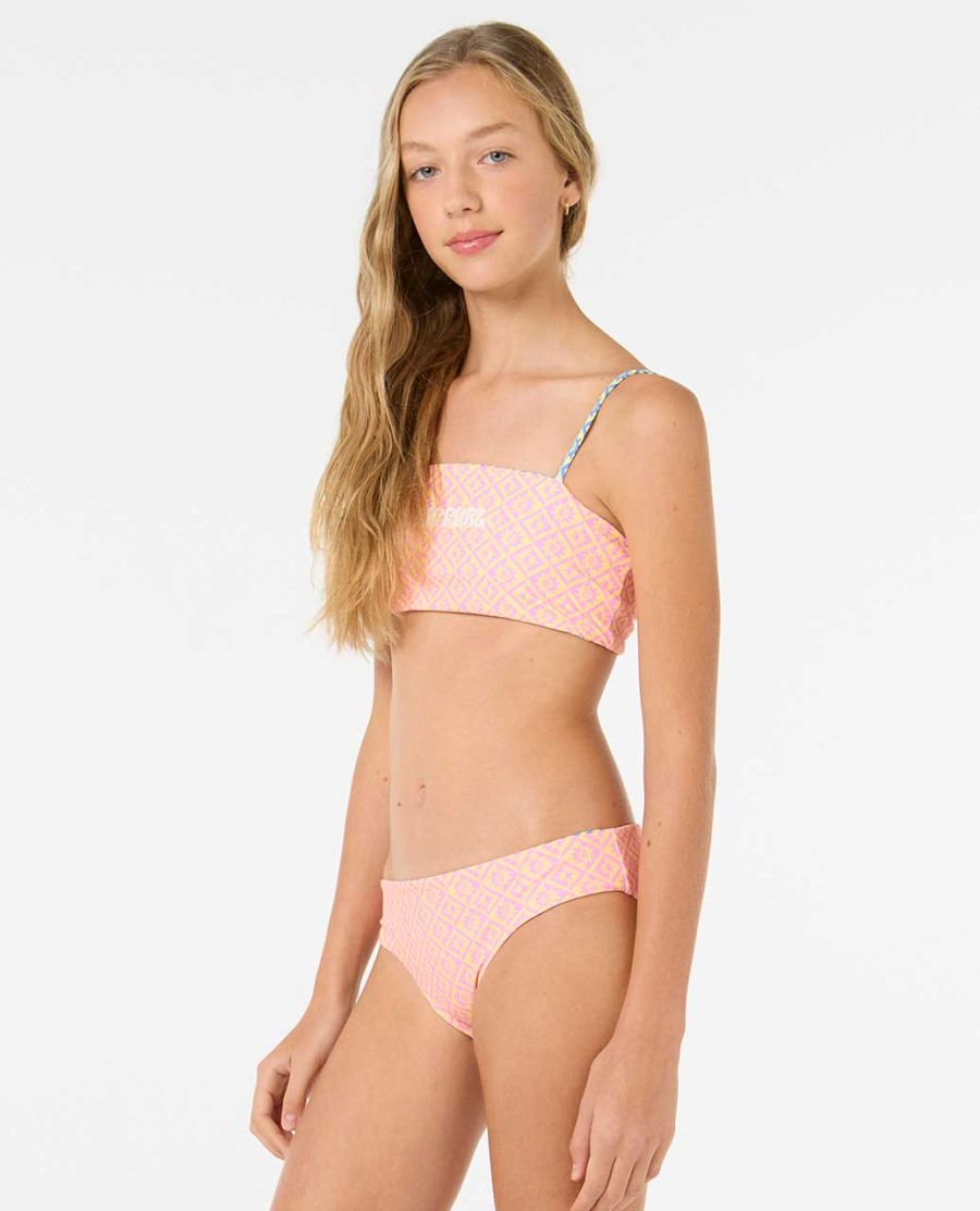 island bliss omkeerbare bikini - meisjes 8-14 jaar