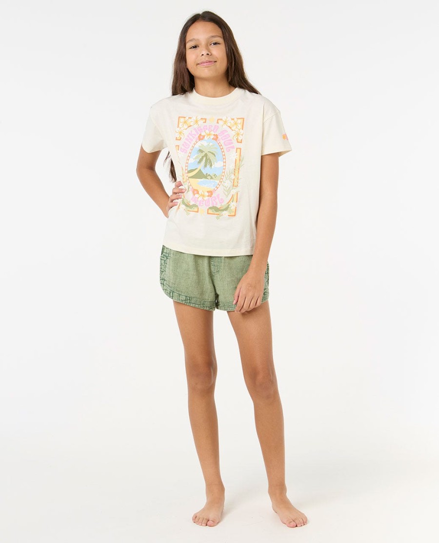 island bliss art t-shirt - meisje 8-14 jaar