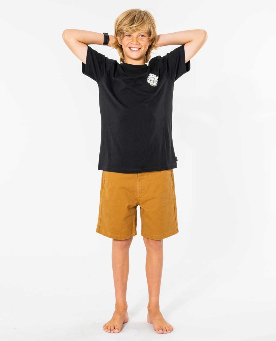 t-shirt met wetsuit-icoon - kinderen 8-16 jaar