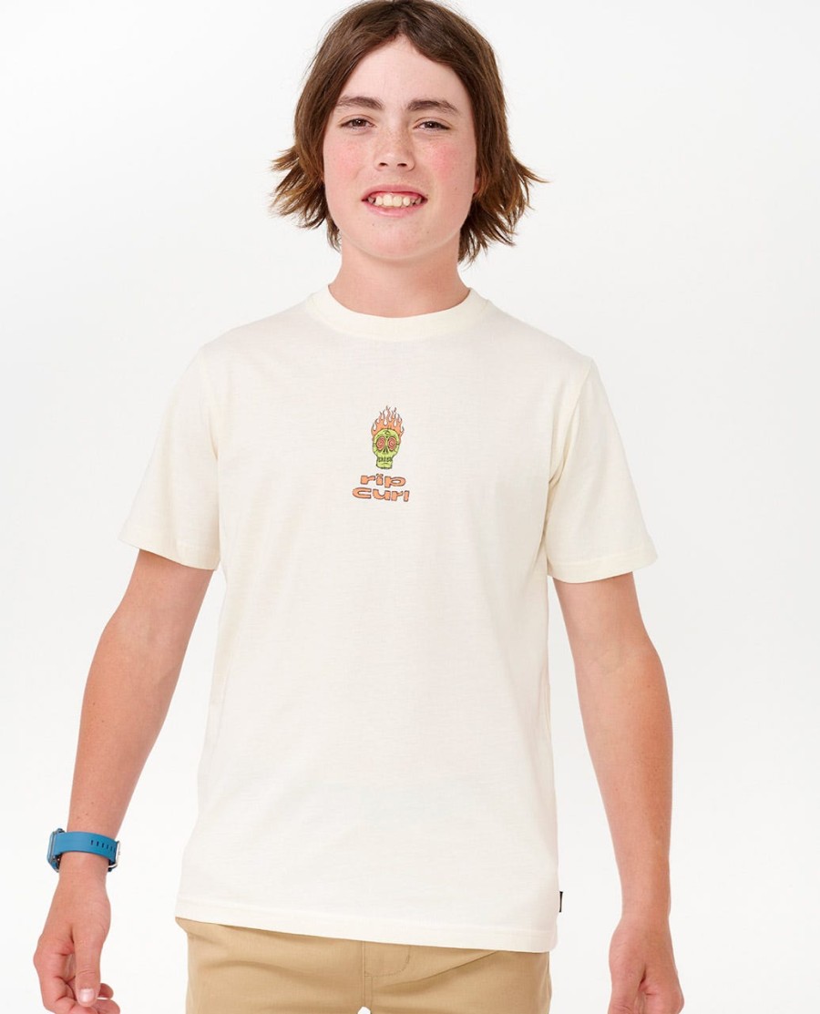 t-shirt met kosmische schedelprint - jongens 8-16 jaar