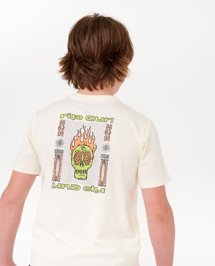 t-shirt met kosmische schedelprint - jongens 8-16 jaar