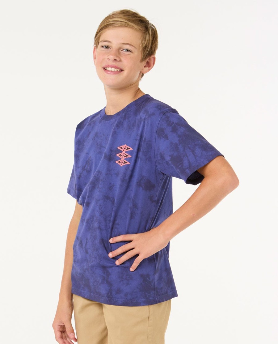 raw energy tie dye t-shirt - jongens 8-16 jaar