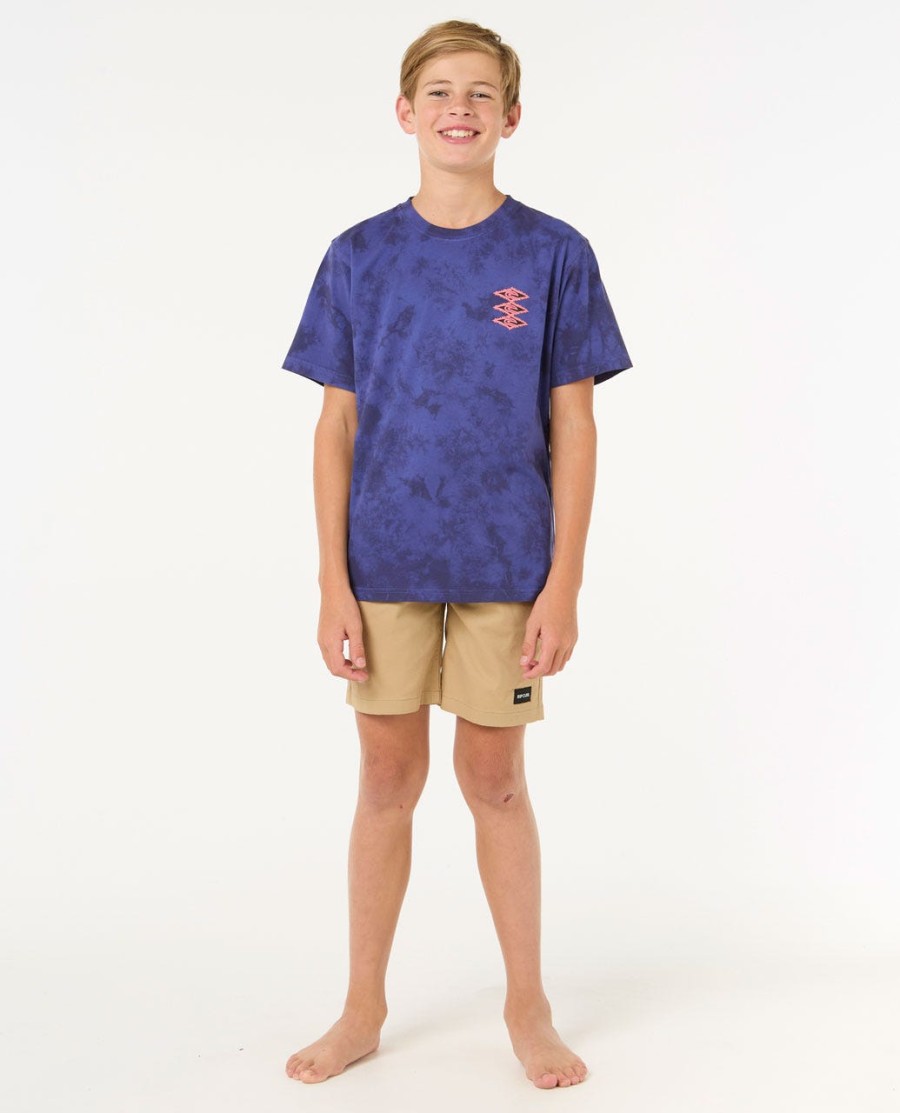 raw energy tie dye t-shirt - jongens 8-16 jaar