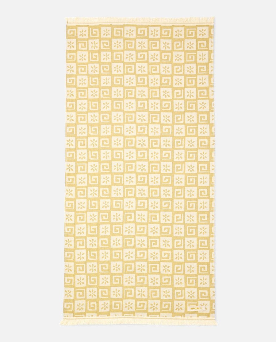 strandfeest jacquard handdoek