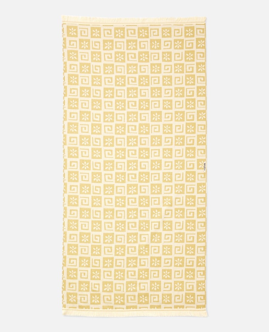 strandfeest jacquard handdoek